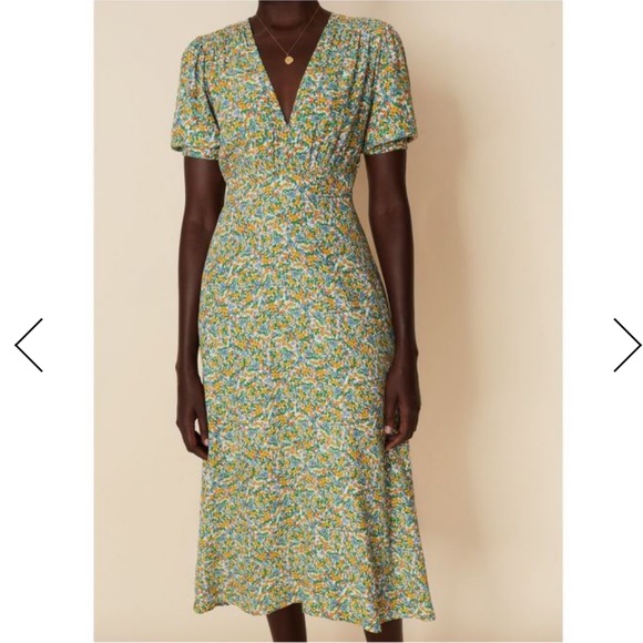 Faithfull the Brand | Dresses | Faithfull The Brand Sonja Midi Dress In  Lynette Floral Print | Poshmark